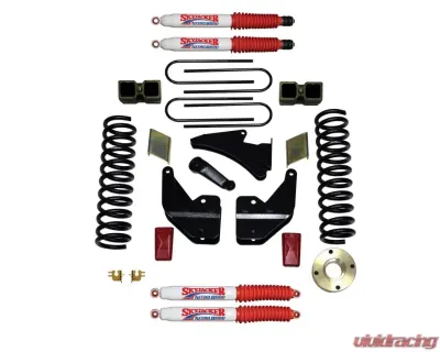 Skyjacker Suspension Lift Kit w/Shock 6 Inch Lift w/Front Coil Springs Rear Block U Bolt Ram 3500 2013-2019 - R13651K-N