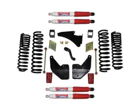 Skyjacker Suspension Lift Kit w/Shock 4 Inch Lift w/Front & Rear Coil Springs Ram 2500 2014-2019
