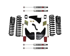 Skyjacker Suspension Lift Kit w/Shock M95 Performance Shocks 4 Inch Lift w/Front & Rear Coil Springs Ram 2500 2014-2019