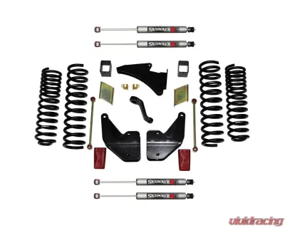 Skyjacker Suspension Lift Kit w/Shock M95 Performance Shocks 4 Inch Lift w/Front & Rear Coil Springs Ram 2500 2014-2019 - R14451K-M