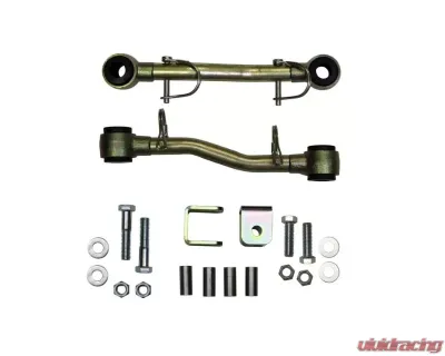 Skyjacker Sway Bar Extended End Links Disconnect Front Lift Height 3-4 Inch Double Black Rubber Bushings Jeep Grand Cherokee 1993-1998 - SBE124