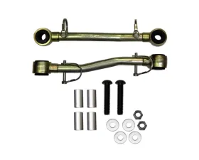 Skyjacker Sway Bar Extended End Links Disconnect Front Lift Height 2-5 Inch Double Black Rubber Bushings Jeep Wrangler JK 2007-2018