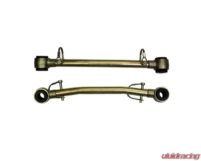Skyjacker Sway Bar Extended End Links Disconnect Front Lift Height 3.5"6 Inch Double Black Rubber Bushings Jeep Wrangler 1987-1995 - SBE425