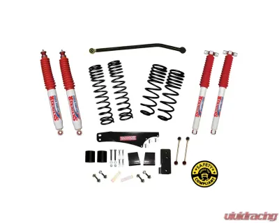 Skyjacker 3.5"4" Dual Rate Long Travel Suspension Lift Kit 2 Door Hydro Shocks - JK35BPHLT
