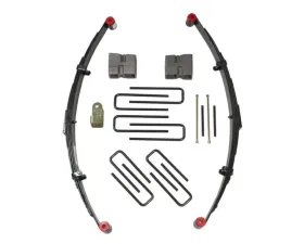 Skyjacker Lift Kit 5 Inch Lift w/ Front Leaf Springs Front | Rear U Bolt Kits Front Spring Bushing Kit Rear Block Track Bar Bracket Toyota Pickup | 4Runner 1980-1985