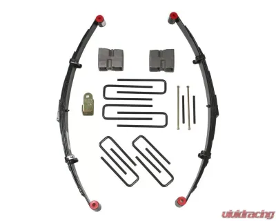Skyjacker Lift Kit 5 Inch Lift w/ Front Leaf Springs Front | Rear U Bolt Kits Front Spring Bushing Kit Rear Block Track Bar Bracket Toyota Pickup | 4Runner 1980-1985 - T305PK