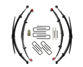 Skyjacker Lift Kit 5 Inch Lift w/Front/Rear Leaf Springs Front/Rear U Bolt Kits Front/Rear Spring Bushing Kits Track Arm Bracket Toyota 4Runner 1984-1985