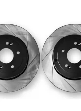 ARK Slotted Rear Rotors Hyundai Genesis Coupe w/Brembo Brakes 2010-2012                                     - BR0700-103SR - Image 2