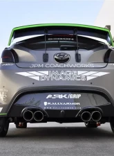 ARK C-FX Carbon Quad Tip Diffuser Hyundai Veloster NA Model Only 2012-2014                                     - CFXD-0703 - Image 3