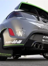 ARK C-FX Carbon Quad Tip Diffuser Hyundai Veloster NA Model Only 2012-2014                                     - CFXD-0703 - Image 4