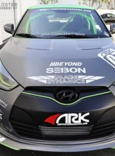 ARK C-FX Carbon Fiber Side Skirts Hyundai Veloster Non-Turbo Model Only 2012-2014                                     - CFXS-0703 - Image 4