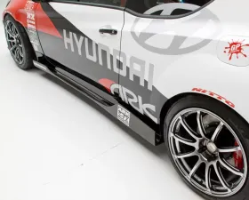 ARK C-FX Fiberglass Side Skirts Hyundai Veloster Turbo 2012-2014