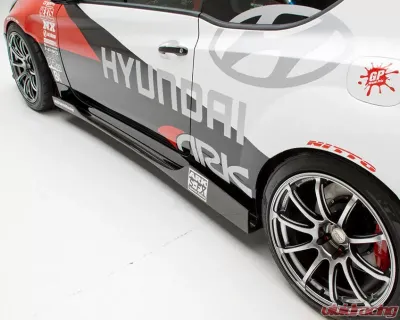 ARK C-FX Fiberglass Side Skirts Hyundai Veloster Turbo 2012-2014 - FGXS-0703