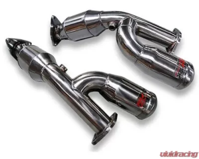 ARK Stainless R-Spec High Flow Catalytic Converter Polished Infiniti G35 | Nissan 350Z Manual Trans Only 2003-2006 - HC1100-0030