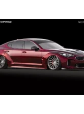 ARK Performance Legato Fiberglass Wide Body Kit Kia Stinger 2018+                                     - SFLL-0811 - Image 2