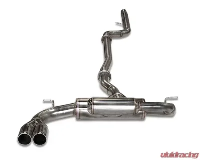 ARK GRIP Stainless Catback Exhaust w/Polished Tips BMW 328i 2.0T 2014 - SM0330-0014G