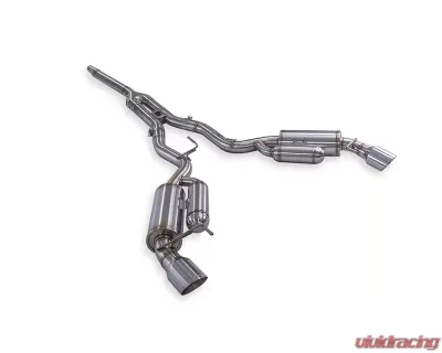 ARK GRiP Polish Tipped Stainless Steel Catback Exhaust System Ford Mustang EcoBoost 2.3L 2015-2022 - SM0504-0115G