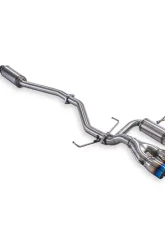 ARK DT-S Burnt Tipped Stainless Steel Catback Exhaust System Honda Civic Hatchback Sport FK7 1.5T 2016-2020                                     - SM0604-0216D - Image 3
