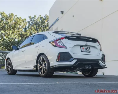 ARK DT-S Burnt Tipped Stainless Steel Catback Exhaust System Honda Civic Hatchback Sport FK7 1.5T 2016-2020 - SM0604-0216D