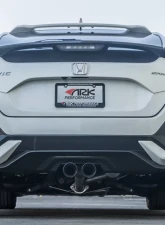ARK DT-S Burnt Tipped Stainless Steel Catback Exhaust System Honda Civic Hatchback Sport FK7 1.5T 2016-2020                                     - SM0604-0216D - Image 3