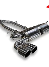 ARK DT-S Stainless Exhaust w/Polished Tips Hyundai Genesis Coupe 3.8L 2010-2012                                     - SM0702-0103D - Image 3