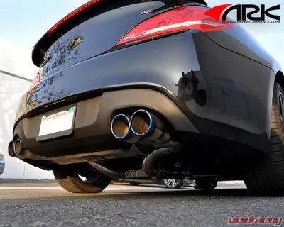 ARK DT-S Stainless Exhaust w/Burnt Tips Hyundai Genesis Coupe 3.8L 2010-2012 - SM0702-0203D
