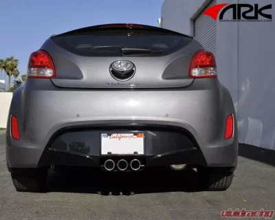 ARK DT-S Stainless Catback Exhaust w/Polished Triton Tip Hyundai Veloster NA 1.6L 2012-2014 - SM0703-0113D