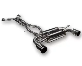 ARK DT-S Stainless Catback Exhaust w/Polished Tips Nissan 370Z 2009-2014