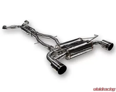 ARK DT-S Stainless Catback Exhaust w/Polished Tips Nissan 370Z 2009-2014 - SM0901-0109D