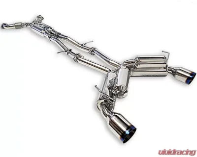 ARK GRIP Stainless True Dual Catback Exhaust w/Tecno Tip Nissan 370Z 3.7L 2009-2014 - SM0901-0309G