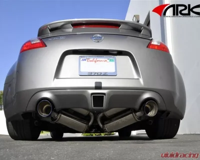 ARK GRIP Stainless True Dual Catback Exhaust w/Tecno Tip Nissan 370Z 3.7L 2009-2014 - SM0901-0309G