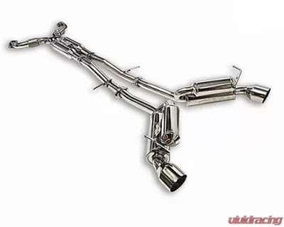 ARK GRIP Stainless Catback Exhaust w/Polished Tips Infiniti G37 Coupe 2008-2013 - SM1102-0103G