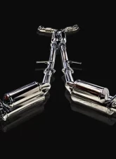 ARK GRIP Stainless Catback Exhaust w/Polished Tips Infiniti G37 Coupe 2008-2013                                     - SM1102-0103G - Image 2