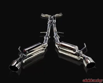 ARK GRIP Stainless Catback Exhaust w/Polished Tips Infiniti G37 Coupe 2008-2013 - SM1102-0103G