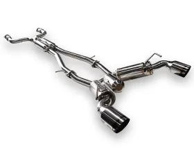 ARK GRIP Stainless Catback Exhaust w/Polished Tips Infiniti G37 Coupe AWD 2008-2013