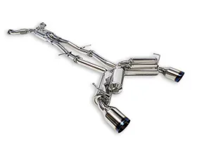 ARK GRIP Stainless Catback Exhaust w/Burnt Tips Infiniti G37 Coupe 2008-2013