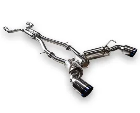 ARK GRIP Stainless Catback Exhaust w/Burnt Tips Infiniti G37 Coupe AWD 2008-2013