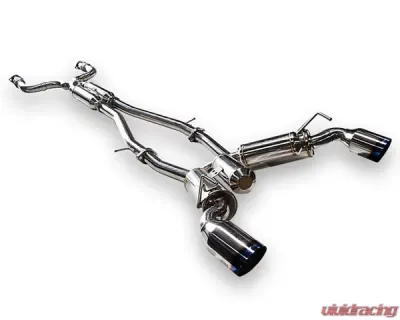 ARK GRIP Stainless Catback Exhaust w/Burnt Tips Infiniti G37 Coupe AWD 2008-2013 - SM1102-0207G