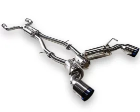 ARK GRIP Stainless True Dual Catback Exhaust System w/Burnt Tip Infiniti G37x Coupe 3.7L AWD 2008-2013