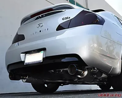 ARK GRIP Stainless Catback Exhaust w/Burnt Tips Infiniti G35 / G37 Sedan 2007-2013 - SM1103-0207G