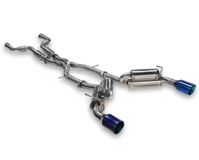 ARK GRIP Stainless Catback Exhaust w/Tecno Tips Infiniti FX35 / FX37 2009-2013