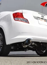ARK GRIP Stainless Catback Exhaust w/Burnt Tip Scion tC 2011-2013                                     - SM1201-0210G - Image 3