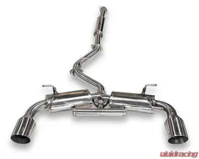 ARK DT-S Stainless Catback Exhaust w/Polished Tips Scion FR-S | Subaru BRZ | Toyota GT-86 2013+ - SM1202-0113D