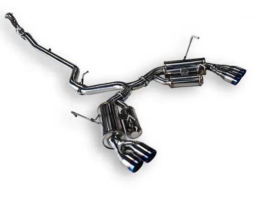 ARK GRIP Stainless Catback Exhaust w/Polished Tips Subaru WRX STi Sedan 2011-2013 - SM1302-0110G