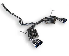 ARK GRIP Stainless Catback Exhaust w/Polished Tips Subaru WRX STi Sedan 2011-2013