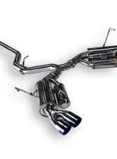 ARK GRIP Stainless Catback Exhaust w/Polished Tips Subaru WRX STi Sedan 2011-2013                                     - SM1302-0110G - Image 4
