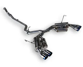 ARK GRIP Stainless Catback Exhaust w/Burnt Tips Subaru WRX STi Sedan 2011-2013