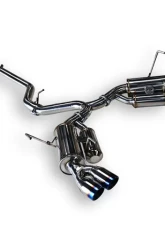 ARK GRIP Stainless Catback Exhaust w/Burnt Tips Subaru WRX STi Sedan 2011-2013                                     - SM1302-0210G - Image 4