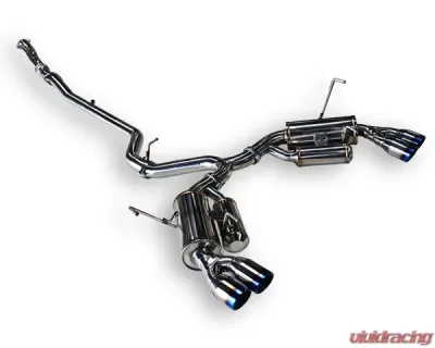 ARK GRIP Stainless Catback Exhaust w/Burnt Tips Subaru WRX STi Sedan 2011-2013 - SM1302-0210G