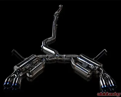 ARK GRIP Stainless Catback Exhaust w/Burnt Tips Subaru WRX STi Sedan 2011-2013 - SM1302-0210G